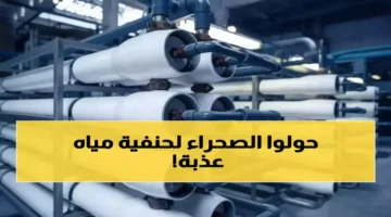 إنجاز سعودي.. 600 ألف متر مكعب مياه بحر تحولت إلى ماء نقي بالطاقة الشمسية